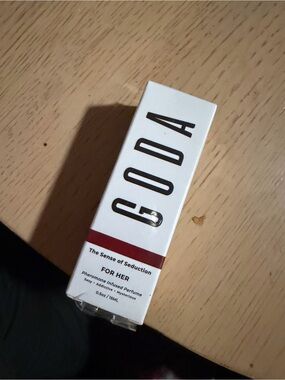 NWT GODA Pheromone Perfume For Her - White & Burgundy Box